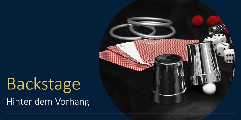 zaubershow backstage